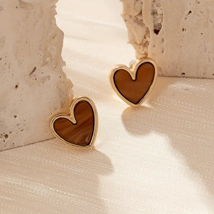 Mini Delicate Heart Shaped Stud Earrings